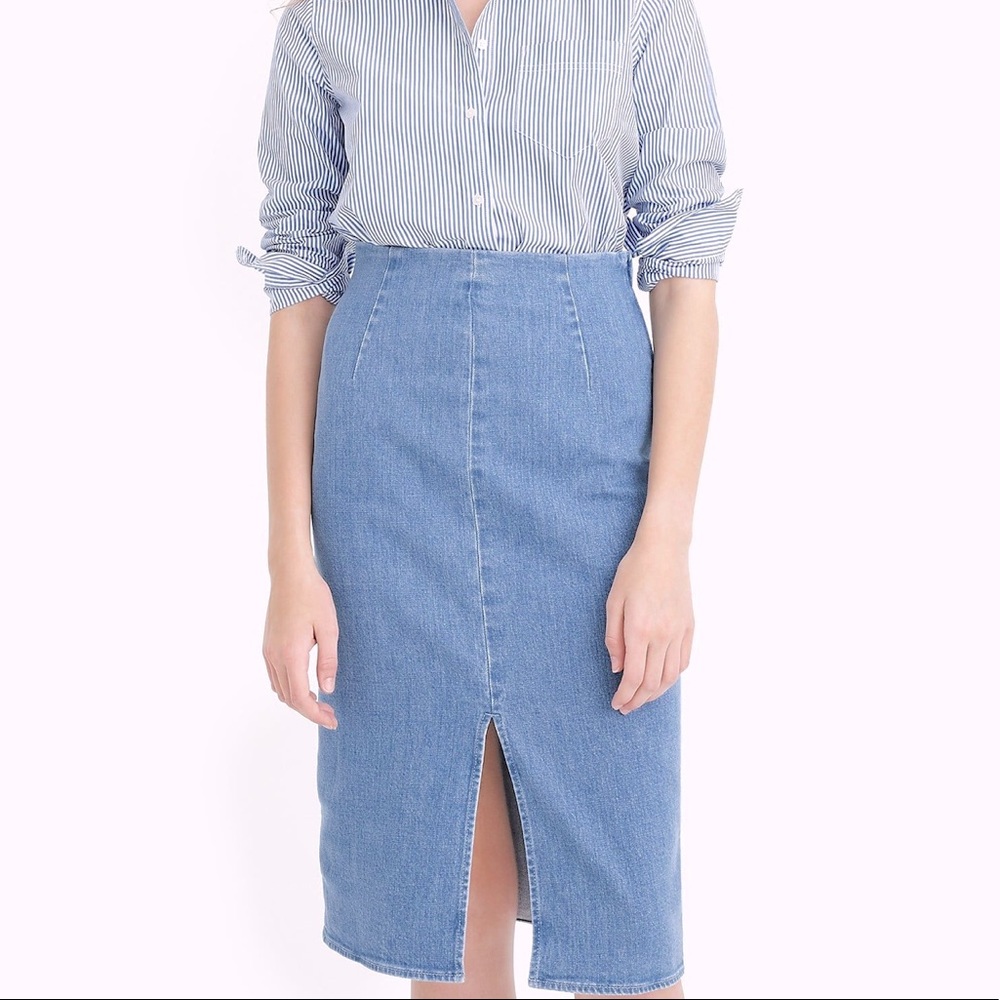 JCrew Denim Pencil Skirt🫶🏼